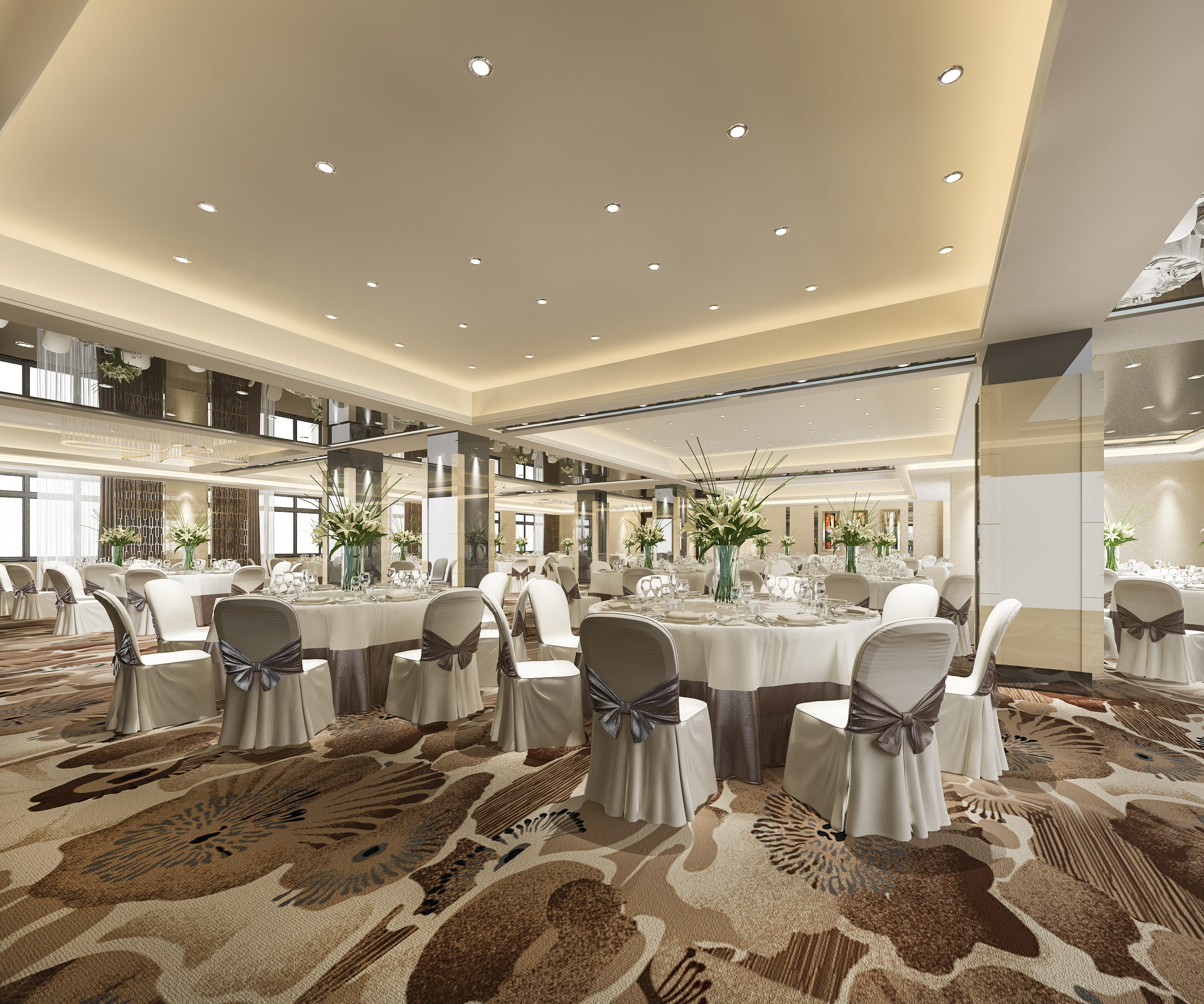 Spacious Halls