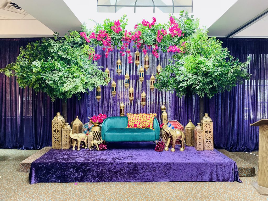 westfield Banquet Hall customized for a wedding in surrey